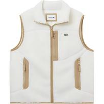 LACOSTE Sherpa Fleece Gilet BH2839-4KF 6/185 white
