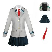 Mano Herojų Akademija Anime Midoriya Izuku Cosplay Kostiumas Todoroki Shoto Mokyklos Uniformos Rinkinys Perukas Kostiumas Unisex Helovino Vaidmenų Žaidimas M gray