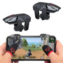 Sarafox F6 6 Finger Mobile Game Trigger Controller Alloy Gamepad Joystick Aim Shooting L1 R1 Key Button for IPhone Android G21 5 10box