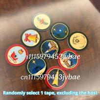 2026 Christmas Music Box Refrigerator Magnet Ambient Night Light Acrylic Music Player With 9 Replaceable Discs Fridge Ornament