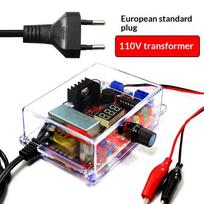 Pasidaryk pats rinkinys LM317 reguliuojamos įtampos 110V 220V iki 1,25V-12V žeminantis maitinimo modulio PCB plokštė Elektroniniai rinkiniai