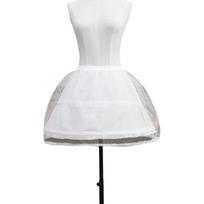 Breathable Cosplay Crinoline Adjustable Hoop Petticoat Elegant Tutu Puffy Skirt  Cosplay Style 3 45cm white
