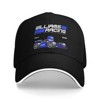 Williams Racing  Merch Unisex Baseball Caps  Trucker Hat Retro Daily Headwear Adjustable Snapback Hat One Size black