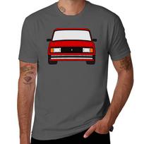 Lada Vaz 2104 2105 2107 Nova Riva Red Color Tshirt Outdoor Working Tshirt 4XL black
