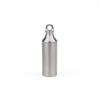 Titanium Alloy Waterproof Seal Bottle Storage Container Titanium Bottle Portable Outdoor Tool EDC 4 1pc gray