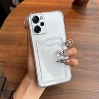 Phone Case for Xiaomi POCO X5 Pro 5G Ins Style Card Slot Four Corners Airbag Anti-drop Protective Cover POCO X5 Pro 5G brown