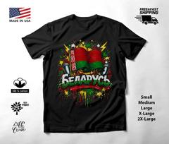 Belarus Flag Graffiti Graphic T-Shirt Black Unisex S-2XL XXXL black