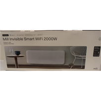 IŠPARDAVIMAS. Mill PA2000WIFI4 Panel Heater with WiFi Gen 4 2000 W Suitable for rooms 24-28 m², White, IPX4 | Mill Invisible Smart WiFi Heater | PA2000WIFI4 | Panel Heater | 2000 W | Suitable for rooms up to 24-28 m² | White | PAŽEISTA PAKUOTĖ, DENTED BODY | IPX4 | PA2000WIFI4SO