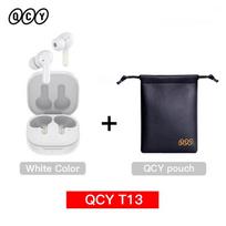 QCY T13 Wireless Headphones 7.2mm Drivers TWS Bluetooth 5.1 Earphones 40H Long Playtime Fast Charge 4 Mic ENC HD Call Earbuds
