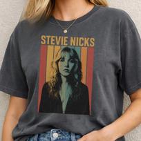 Stevie Nicks Retro Album Fan T-shirt Summer New Fashion Casual Suitable for Women and Men XXXL brown