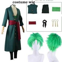 Roronos Cosplay Kostiumas Anime Kimono Chalatas Zoro Apsiaustas Uniforma Helovino Apranga Su Auskarais Comic Con 120cm black