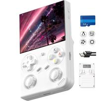 RG35XX Pro Portable Gaming Console Linux System IPSOCA Fullscreen Vibration Motor WiFi Online Multiplayer POR (RG35XX White)