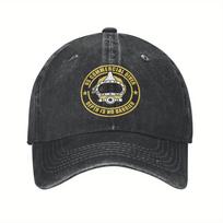 Us Commercial Diver Death Is No Barrier Fathers Day 2026 Baseball Cap Adjustable Curved Brim Washed Unisex Cap gray