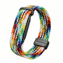 Magnetinis Nailoninis Pintas Dirželis Google Fitbit Air Laikrodžiui Kvėpuojantis Sportinis Apyrankė Google Fitbit Air Laikrodžiui Correa For GoogleFitbit Air black