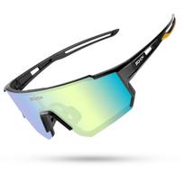 SCVCN New Outdoor Cycling Sunglasses Men MTB Bike Glasses Sports Hiking Mountain Climbing Women Bicycle Cycling UV400 Goggles 7 DZ-S1411-B-05 1LENS