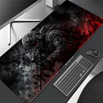 Soldier Mouse Pads Pc Accessories Desk Mat Desk Interior Setup Mousepad Gamer Playmat Gaming Room Decoration Rug Big Mousepepad 400X700X2MM black