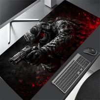 Soldier Mouse Pads Pc Accessories Desk Mat Desk Interior Setup Mousepad Gamer Playmat Gaming Room Decoration Rug Big Mousepepad 400X700X2MM