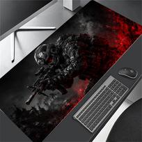 Soldier Mouse Pads Pc Accessories Desk Mat Desk Interior Setup Mousepad Gamer Playmat Gaming Room Decoration Rug Big Mousepepad 400X700X2MM