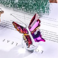Flying Butterfly With Ball Base Statue Collection Cut Butterfly Animal Decoration Suitable For Desk, Home, Bedroom One Size