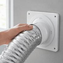2 set Airtight Seal Dryer Vent Wall Plate Quick Connect Dryer Duct Connector  Wall Exhaust Vent