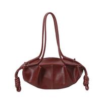 Clouds Wrap Dumplings - Elasticated Strap Women's Bag - Fashionable and Sophisticated Crossbody Handbag brown