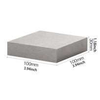 Bench Block Practical Metal Professional Jewelers Tool Sturdy 100x100x30mm white