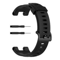 Laikrodžio dirželis Huami Amazfit T Rex 1 Apyrankė Silikoninė Apyrankė-Grandinėlė Amazfit T-Rex 1 Correa Apyrankė T-Rex 1 juoda