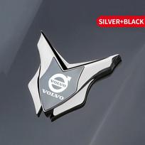 3D ženkliuko lipdukas Automobilio sparno logotipas Galinės bagažinės lipdukas Volvo XC60 S90 XC90 S60 XC40 V60 V90 S40 Volvo EX30 C40 C70 Priedai Volvo white