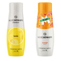2X Sodastream Tonic Syrup + Mirinda Juice Concentrate for Water Saturator