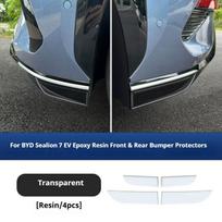 For BYD Sealion 7 EV Car Door Handle Anti Scratch Sticker Anti Scratch Strip for Rearview Mirror Transparent Protective Film black