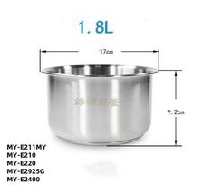 1.8L Rice Cooker liner for Midea inner container Non stick Cooking Pot MY-E211 E210 E220 E2925G E2400 Replacement Accessories