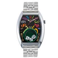 Frank Miura Macau Gambling Dice Casino Limited Edition Metal Men's Watch, Watch, Reissue, (Rainbow Black) gray