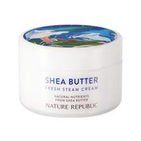 NATURE REPUBLIC Shea Butter Fresh Steam Cream 100ml – Lightweight Moisturizing Care for Oily & Combination Skin