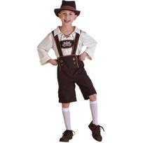Halloween Oktoberfest National Traditional Costume Bavarian Children's Beer Costume Stage Performance Costume L black