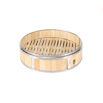 Basket Kitchen Gadget Woven Bamboo Chinese Steam Cooker Food Steamer Steamer Basket Bamboo Steamer 3.5-steamer beige