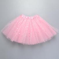 Adult Ballet Tutu Skirt: European-American Mesh with Sequins, Fluffy 40cm 40 cm Adult šviesiai rausvos spalvos