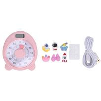 99 Minutes Visual Countdown Timer 60 Minutes Visual Timer Clock  Kitchen Timer rožinė