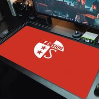 Fc Sion Mouse Pad Large Gaming Table Cushion Nonslip Laptop Tablet Big Mousepad Xxl Mat Mini Pc Playmat With Lock Edge 30cmx60cm(11.8x23.6inch) black