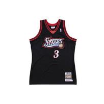 Mitchell Ness 'NBA Philadelphia 76ers 97 Allen Iverson' Authentic Jersey AJY4GS18102-P76BLCK97AIV M brown