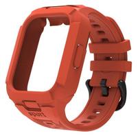 Dėklas+Dirželis Xiaomi Redmi Watch 5 Active/Lite Visapusiškai apsaugantis buferis Dangtelis Korpusas Dirželis Redmi Watch 5 Active/Lite 7 Orange Redmi Watch 5 Lite brown