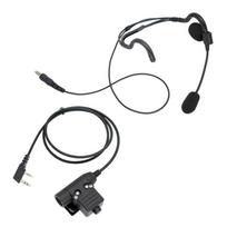 Taktinis radijo ryšio ausinės su mikrofonu, 7,1 mm U174 jungtimi ir U94 PTT, skirtos Kenwood Baofeng UV-5R UV-82 racijoms
