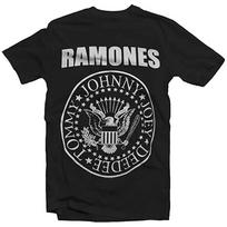 Authentic Ramones Ramones Seal T-Shirt S-2XL NEW XL gray
