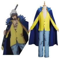 One Piece cosplay Clothing One Piece Trafalgar Law Halloween Comic Con Performance 2D cos Clothing XXXL yellow
