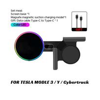 Car Phone Mount Holder 15W and Qi2.2 25W Magnetic Wireless Charger Compatible with MagSafe for Tesla Model Y 3 JUNIPER 2026