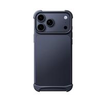ARC PULSE Dvisluoksnis Guminis Metalo Telefono dėklas iPhone 14-18 serijai Šilumos išsklaidymas Atsparus smūgiams iPhone 17 Pro Max gray