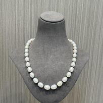 Sophie Buhai Natural Freshwater Baroque Pearl Choker Necklace Women Luxury 925 Silver gray