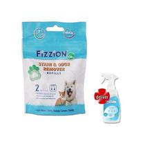 Purity Fizzion Pet Urine Odor & Stain Remover Tablets for Cats & Dogs blue