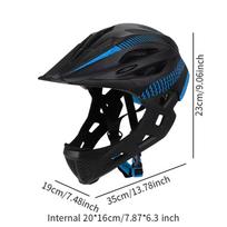 Helmet for Children, Portable Full-Face Various Sports black