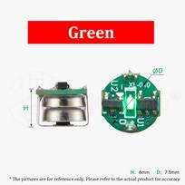 For Bambu Lab Single Shape LED Light with Magnetic Control DIY 3D Printing Model Parts for Bambu Voron AD5M K1 Kobra žalia