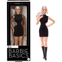 Barbie Basic Platinum Blonde Signature BLACK Dress-Up DollHouse Doll from 6 years old JBH71 gray